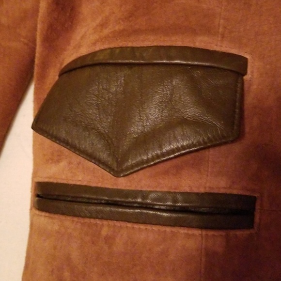 Brown Leather Coat - Picture 2 of 8